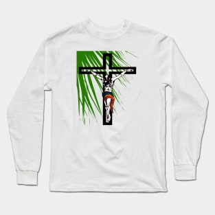 The Holy Week Christs Journey To The Cross LGBTQIA Long Sleeve T-Shirt